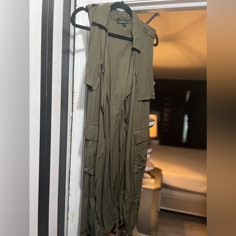 army green vest